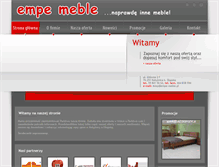 Tablet Screenshot of empe-meble.pl